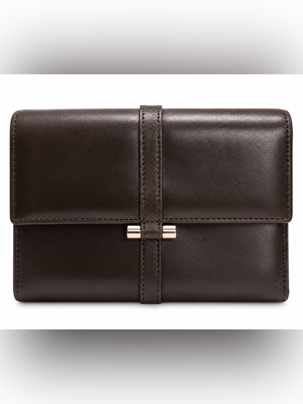 Furla Dark Brown Leather Wallet